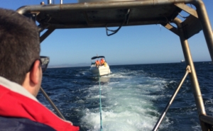 Autoridade Marítima apoia embarcação de recreio com avaria no motor