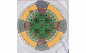 ROTUNDA JUNTO AO PAVILHÃO DE LOULÉ REQUALIFICADA  A PENSAR NA EFICIÊNCIA HÍDRICA