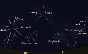 O céu de maio de 2015