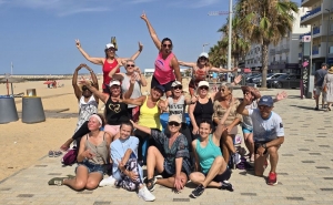 Zumba Sunrise com Vania Pipard ilumina Quarteira com manhã de energia e bem-estar 