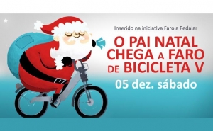 Passeio de Natal | O Pai Natal chega a Faro de Bicicleta V