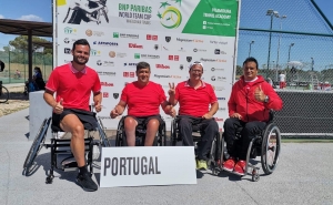 Fábio Reis estreante na Seleção Nacional Portuguesa de Ténis de cadeira de rodas