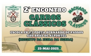 Encontro carros clássicos em São Brás Alportel
