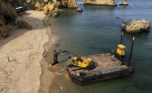 Desmoronamentos naturais das arribas no Algarve inferiores à média anual (VIDEO)