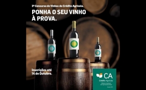 Três vinhos do Algarve premiados com Ouro pelo Crédito Agrícola 
