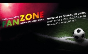 Mundial2018: Três mil adeptos sofreram à chuva na baixa de Faro 