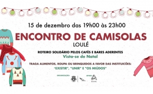 «ENCONTRO DE CAMISOLAS DE NATAL» LEVA SOLIDARIEDADE A LOULÉ