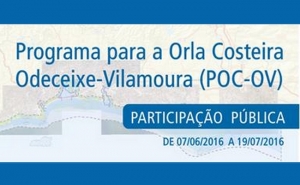 PROGRAMA PARA A ORLA COSTEIRA ODECEIXE-VILAMOURA ESTÁ EM CONSULTA PÚBLICA