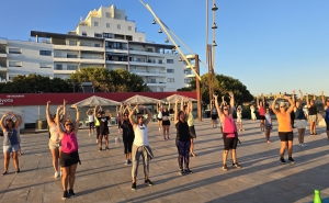 Zumba Sunset com a energia e sensualidade de Telma Silva em Quarteira