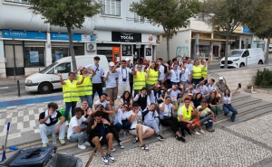 EMARP assinala o Dia Mundial da Limpeza com ação de sensibilização que juntou 152 estudantes à equipa de limpeza urbana 
