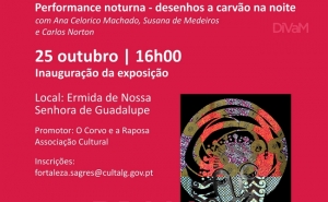 «Dias d`as virgens negras» na Ermida de Guadalupe com performance noturna e exposição