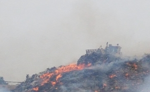 Incêndio no aterro Sanitário do Sotavento  (ATUALIZADO - 21h)