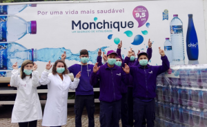 Sociedade da Água de Monchique oferece mais de 45 mil litros de água aos profissionais de saúde
