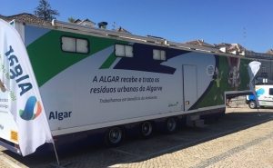 Veículo de sensibilização da Algar em Tavira
