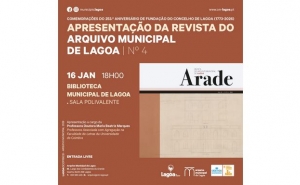 Apresentação da Revista do Arquivo Municipal de Lagoa | Comemorações do 253.º aniversário de fundação do concelho de Lagoa (1773-2026)