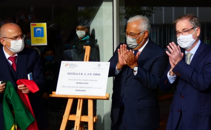 António Costa inaugura Escola EB 2,3 de Quarteira e apela à vacinação das crianças