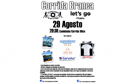 CORRIDA BRANCA INCLUI FESTA NO AQUASHOW 