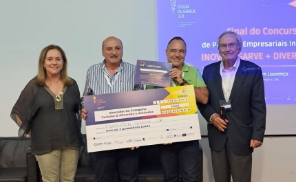 A INDUSTRIAL FARENSE VENCE CATEGORIA «TURISMO & ALFARROBA E AMÊNDOA» NO CONCURSO INOVA ALGARVE + DIVERSIFICAR