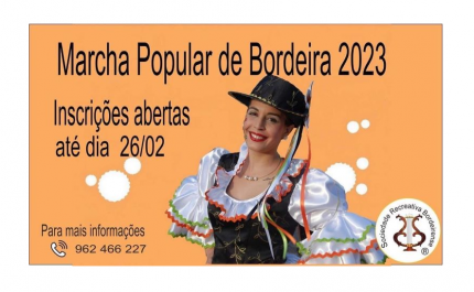 Inscrições para a Marcha Popular de Bordeira