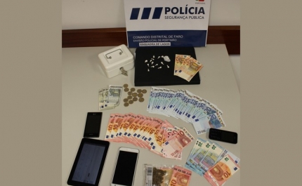 Homem detido em Lagos por tráfico de estupefacientes
