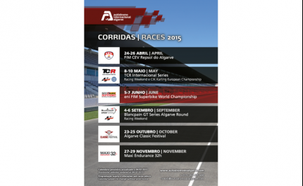 Calendário de Corridas 2015 no AIA volta a surpreender