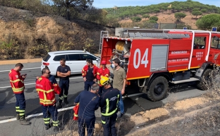 A Eurocidade do Guadiana orgulha-se da colaboração entre os bombeiros de Portugal e Espanha para a extinção de um fogo em Ayamonte