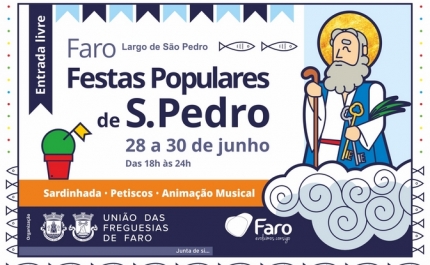 FESTAS POPULARES DE SÃO PEDRO PROMETEM ANIMAR FARO DE 28 A 30 DE JUNHO