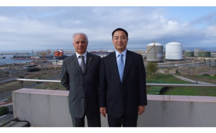 Porto de Sines recebe Embaixador da China em Portugal