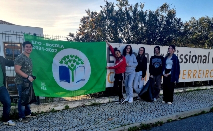 Escola Profissional Cândido Guerreiro  - Alte recebe Galardão ECO-ESCOLA