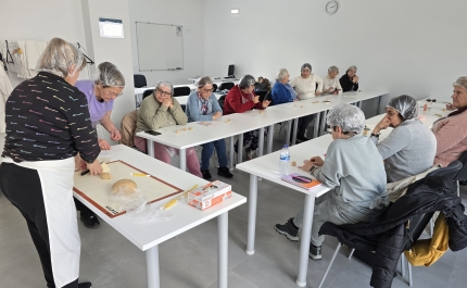 Oficina de Culinária Doce Fino pelo Banco de Tempo de Quarteira 