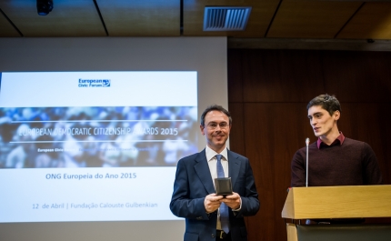 ASSOCIAÇÃO IN LOCO GALARDOADA PELO EUROPEAN CIVIC FORUM 