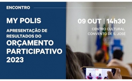 Encontro My Polis - Apresentação de resultados do Orçamento Participativo 2023