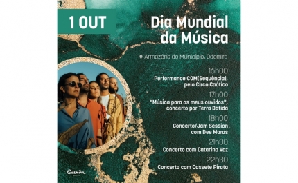 ODEMIRA CELEBRA DIA MUNDIAL DA MÚSICA COM VÁRIOS ESPETÁCULOS