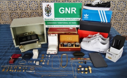 GNR de Loulé recupera material furtado de residência