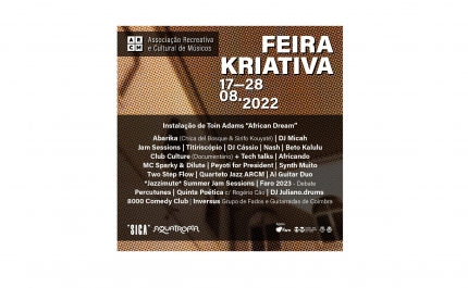 Associação Recreativa e Cultural de  Músicos apresenta a Feira Kriativa – Música, comédia, poesia, teatro e muito mais