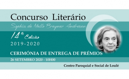 ENTREGA DE PRÉMIOS DA 14ª EDIÇÃO DO CONCURSO LITERÁRIO SOPHIA DE MELLO BREYNER ANDRESEN