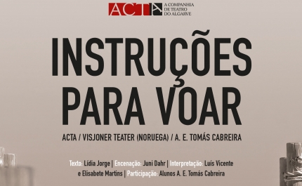 «Instruções para Voar» sobe ao palco do Cineteatro São Brás este sábado