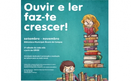 «Ouvir e ler faz-te crescer!»: Oficina «Faz: porque tu és capaz»