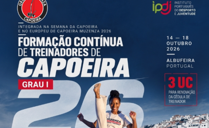 Ação de Formação Creditada 3UC | Capoeira: Fundamentos, Avaliação Competitiva, Ensino e Organização de Eventos