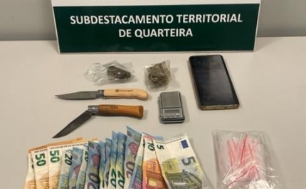 Detido por tráfico de estupefacientes em Almancil