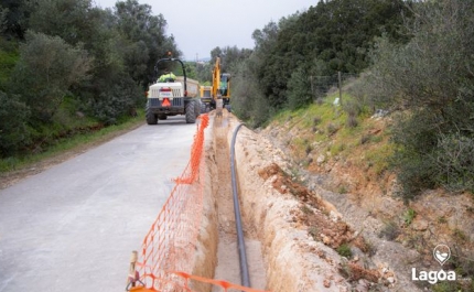 Município de Lagoa iniciou a substituição da conduta adutora Lagoa – Estômbar – Calvário