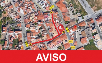 RUAS EÇA DE QUEIRÓS E ANTERO DE QUENTAL, EM PÊRA, SOFREM CORTE DE TRÂNSITO NA TARDE DO DIA 7 DE NOVEMBRO