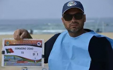 JOÃO CORDEIRO É CAMPEÃO MUNDIAL DE SURFCASTING