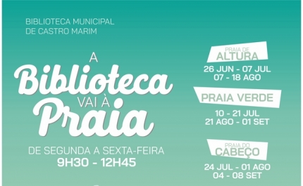 A BIBLIOMÓVEL VAI À PRAIA
