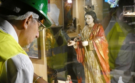 Inaugurada a exposição «Santa Bárbara, Padroeira de Mineiros e de outras Artes» na Mina de Sal-Gema