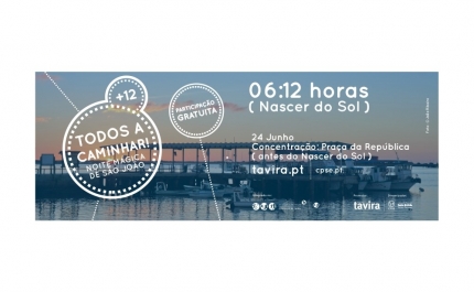 Todos a caminhar na noite mágica de São João