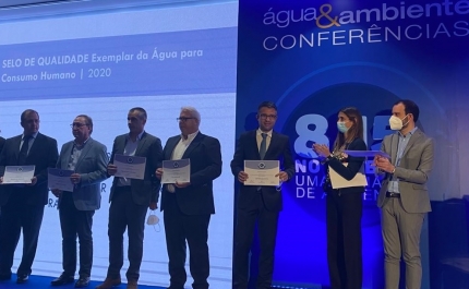 ERSAR distingue Infraquinta com Selos de Qualidade dos Serviços de Águas 2020 e 2021