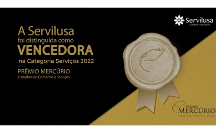 Servilusa vence Prémio Mercúrio | Categoria «Serviços 2022»