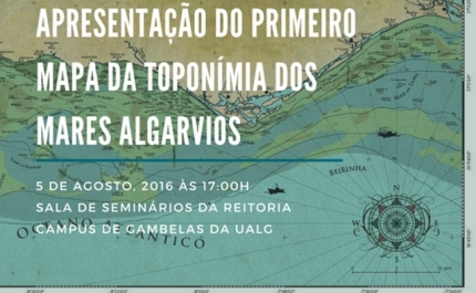 PRIMEIRO MAPA DA TOPONÍMIA DOS MARES ALGARVIOS