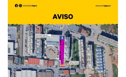 Alteração de Circulação Rodoviária | Mudança do Sentido de Trânsito | Rua da Liberdade | Lagoa – Parchal